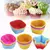 Kit 6/12 Moldes de Muffin em Silicone | Formato Redondo e Coração na internet