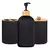 Kit de Bancada com Bambu – Organização e Estilo no Banheiro