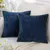 Capa de Almofada Chenille Azul Luxo – 45x45cm e 30x50cm | Fronha Decorativa Macia e Elegante para Sofá ou Cama na internet