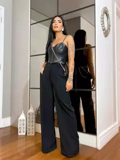 Calça Pantalona Feminina Perna Larga Duna - Bellagui