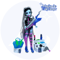 Boneca Monster High Amped Up Frankie Stein! Rockstar! Mattel