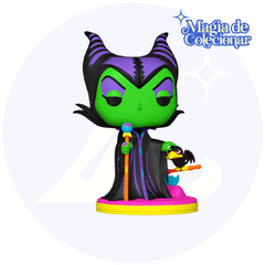 Funko Pop Disney Villains Blacklight - Maleficent Neon 1082 - Magia de Colecionar