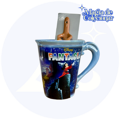 Caneca com colher Original Disney Mickey Mouse Fantasia