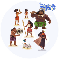 Miniaturas Disney Store Playset Moana 2 - Escolha seu personagem favorito!