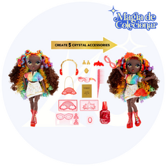 Boneca Rainbow High Creative Crystals - Iris Bow! Fashion Doll!