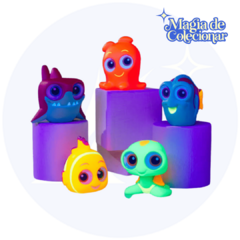 Miniatura Disney Doorables Neon Blacklight - Escolha seu Personagem Favorito! na internet