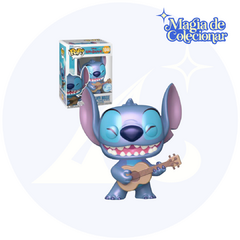 Funko Pop Disney Lilo & Stitch Exclusive - Stitch with Ukulele Metallic 1044 - comprar online