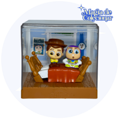 Miniaturas Disney Doorables Movie Moments Série 1 - Toy Story - Woody e Buzz Lightyear!