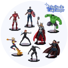 Miniaturas Disney Store Marvel Avengers Deluxe Figure Play Set! Escolha seu Vingador favorito!
