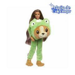 Boneca Mattel Barbie Cutie Reveal - Cachorrinho vestido de sapo verde! - loja online