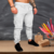 Pantalon Cargo Hombre Gabardina Elastizada Jogger