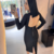 Vestido Malha Prada Manga longa - comprar online