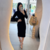 Vestido Malha Prada Manga longa