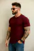 Camiseta Gola Redonda Bordo na internet