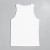 Camiseta Regata Branca Masculina Básica Lisa - Future Comfort