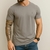 Camiseta Básica Gola Redonda Básica Cinza - comprar online