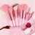 Conjunto de pincéis de maquiagem profissional com acessórios para combinação - comprar online