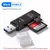 2 em 1 leitor de cartão usb 3.0 micro tf leitor de cartão sd adaptador usb lei