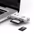 2 em 1 leitor de cartão usb 3.0 micro tf leitor de cartão sd adaptador usb lei - Kronix
