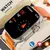HW8 Relógio Inteligente Bluetooth para Homens, Tela HD, GPS, NFC, Bluetooth, Im