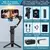 M02 novo estabilizador gimbal portátil de 3 eixos para smartphone com controle - comprar online