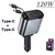 120/66w 4 em 1 carregador de carro retrátil telefone móvel usb pd tipo c cabo - Kronix