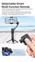 M02 novo estabilizador gimbal portátil de 3 eixos para smartphone com controle na internet