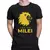 Camisetas de algodón con Logo MILEI para hombre, camisas de manga corta con cue - comprar online