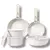 Juego Bateria Cocina 9 Piezas Mango Desmontable