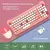 Combo Teclado y Mouse Inalámbrico AS-212 Diseño Gatito Español USB 2.4GHz