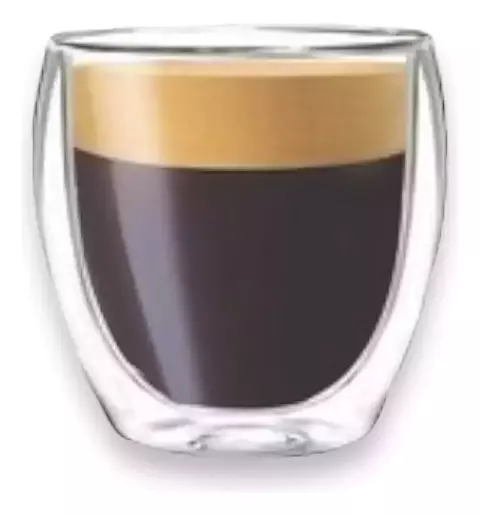 Vaso Doble Pared de Vidrio Borosilicato 150ml (S) - comprar online