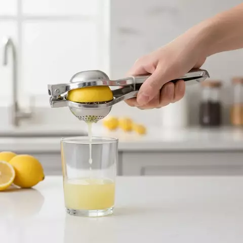 Exprimidor Manual de Limón de Acero Inoxidable 20cm (S)