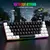 Teclado para jogos com fio 60%, mini teclado ultra compacto com luz de fundo RGB - Pelex Game Store - Produtos Gamer Premium