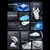 Attack Shark X6 Lightweight Wireless Gaming Mouse, 3 Modos, Com Fio, 2.4G, BT5.2, Até 26K DP na internet