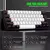 Imagem do Teclado para jogos com fio 60%, mini teclado ultra compacto com luz de fundo RGB