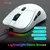 Ajazz-mouse óptico com fio aj129 rgb, 12400 dpi, 7 botões, usb, sensor - comprar online