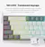 E-YOOSO Z686 RGB USB 60% Mini teclado mecânico fino para jogos com fio - Pelex Game Store - Produtos Gamer Premium