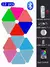 Imagem do LED RGB Triângulo Wall Light, Controles de aplicativos, Ritmo Inteligente de Captura, luz de fundo do jogo