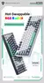 Machenike-K500 Teclado mecânico com fio, Hot Swappable, 94 teclas, luz RGB, Mac, Windows - Pelex Game Store - Produtos Gamer Premium