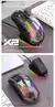 Ataque Shark-X2Pro Mouse Bluetooth Sem Fio, Suporte de Carregamento Magnético