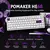Imagem do EPOMAKER HE68 65% ANSI EUA Layout Junta-Marrada Efeito Hall Teclado de jogos magnético