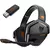 Fone de ouvido para jogos sem fio duplo NUBWO G06 com microfone para PS5, PS4, PC - comprar online