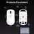 Attack Shark X6 Lightweight Wireless Gaming Mouse, 3 Modos, Com Fio, 2.4G, BT5.2, Até 26K DP