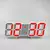 3D LED Digital Despertador, Relógio de parede, Hora, Dados, Temperatura, Casa - Pelex Game Store - Produtos Gamer Premium