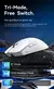 Mouse sem fio X2, 24000DPI PAW3311 BT/2.4G/mouse tri-modo com fio Mouse para jogos na internet