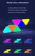 LED RGB Triângulo Wall Light, Controles de aplicativos, Ritmo Inteligente de Captura, luz de fundo do jogo - Pelex Game Store - Produtos Gamer Premium