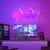 LED RGB Triângulo Wall Light, Controles de aplicativos, Ritmo Inteligente de Captura, luz de fundo do jogo na internet