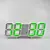 3D LED Digital Despertador, Relógio de parede, Hora, Dados, Temperatura, Casa - loja online