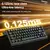 Attack Shark Teclado magnético X68he para jogos mecânico com fio para pro gaming