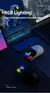 Attack Shark X5 2.4G Mouse sem fio Bluetooth 3 modos RGB PAW3212 Sensor 4000DPI